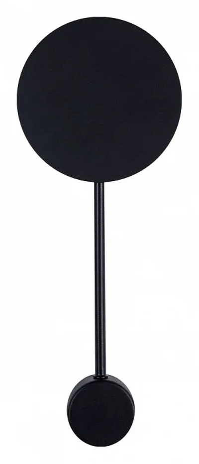 2208-1A,19 Настенный светильник Фирс черный d14 h38 Led 5W (4000K)