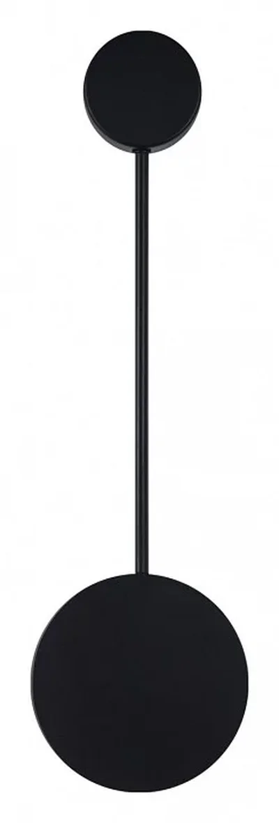 2208-1B,19 Настенный светильник Фирс черный d14 h52 Led 5W (4000K)