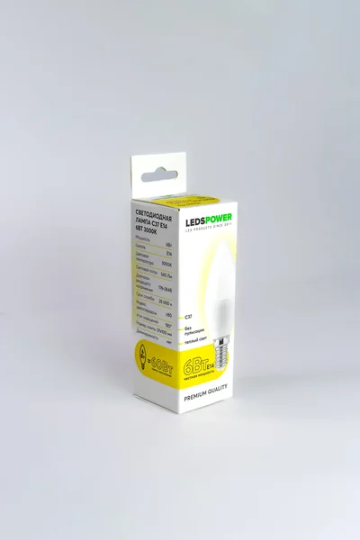 Светодиодная лампа LEDS POWER C37 E14 6Вт 3000К 006666