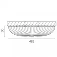 225440 Светильник настенно-потолочный ARCO II LED 72W 2600-5640LM G БЕЛЫЙ 3000-6000K