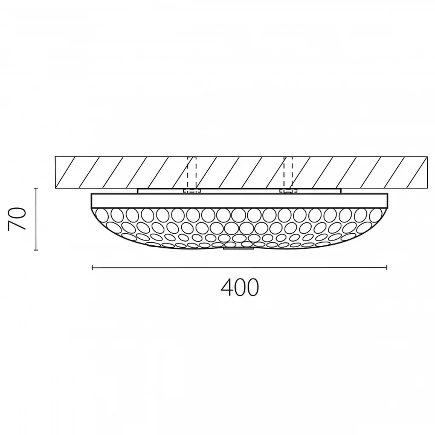225530 Светильник настенно-потолочный ARCO III LED 48W 1630-3410LM G БЕЛЫЙ 2700/4200/6400K