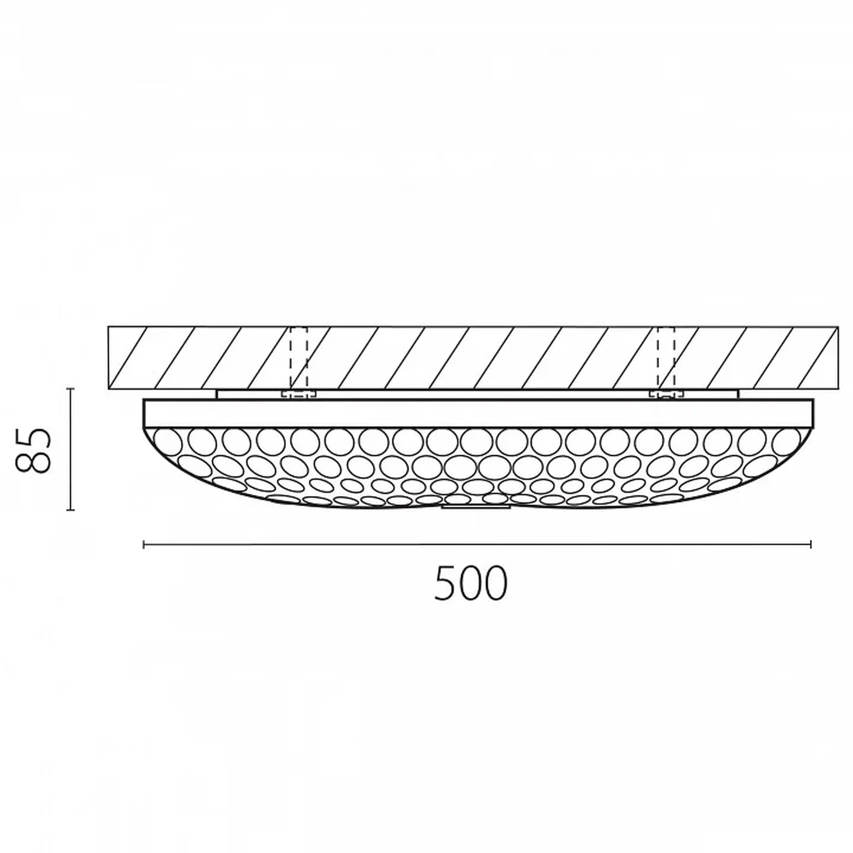225540 Светильник настенно-потолочный ARCO III LED 72W 2600-5550LM G БЕЛЫЙ 3000-6000K