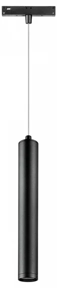 239337 Светильник подвесной 48V для трека UNO LED 7W 500LM 24G ЧЕРНЫЙ МАТОВЫЙ ANTIGLARE 3000K