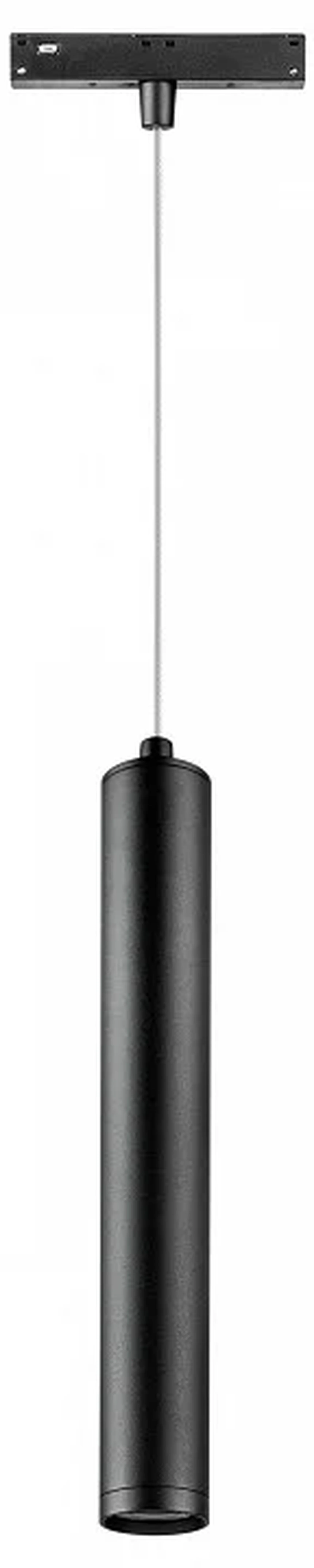 239337 Светильник подвесной 48V для трека UNO LED 7W 500LM 24G ЧЕРНЫЙ МАТОВЫЙ ANTIGLARE 3000K