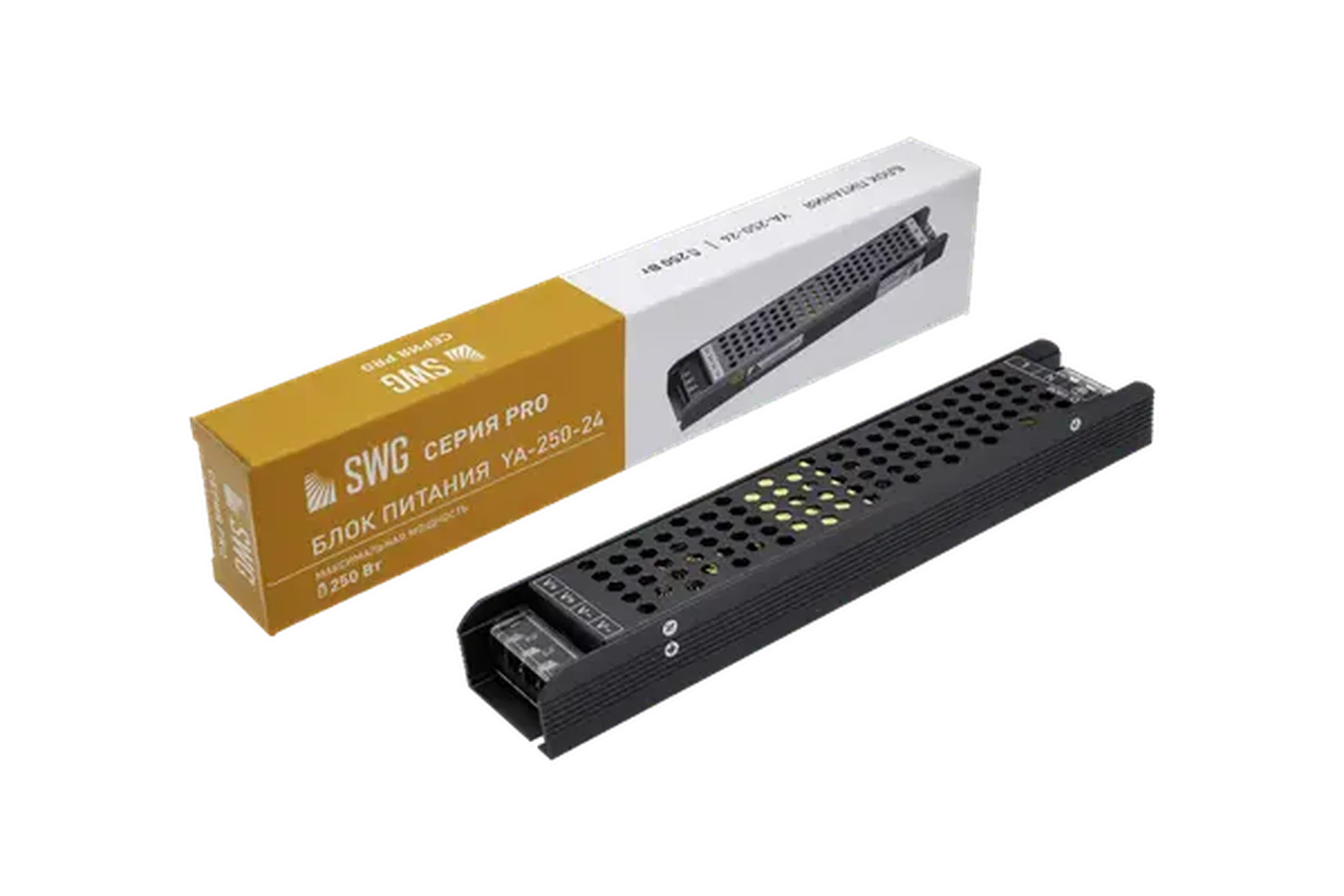 Блок питания для светодиодной ленты, 250Вт, 24В, YA-250-24