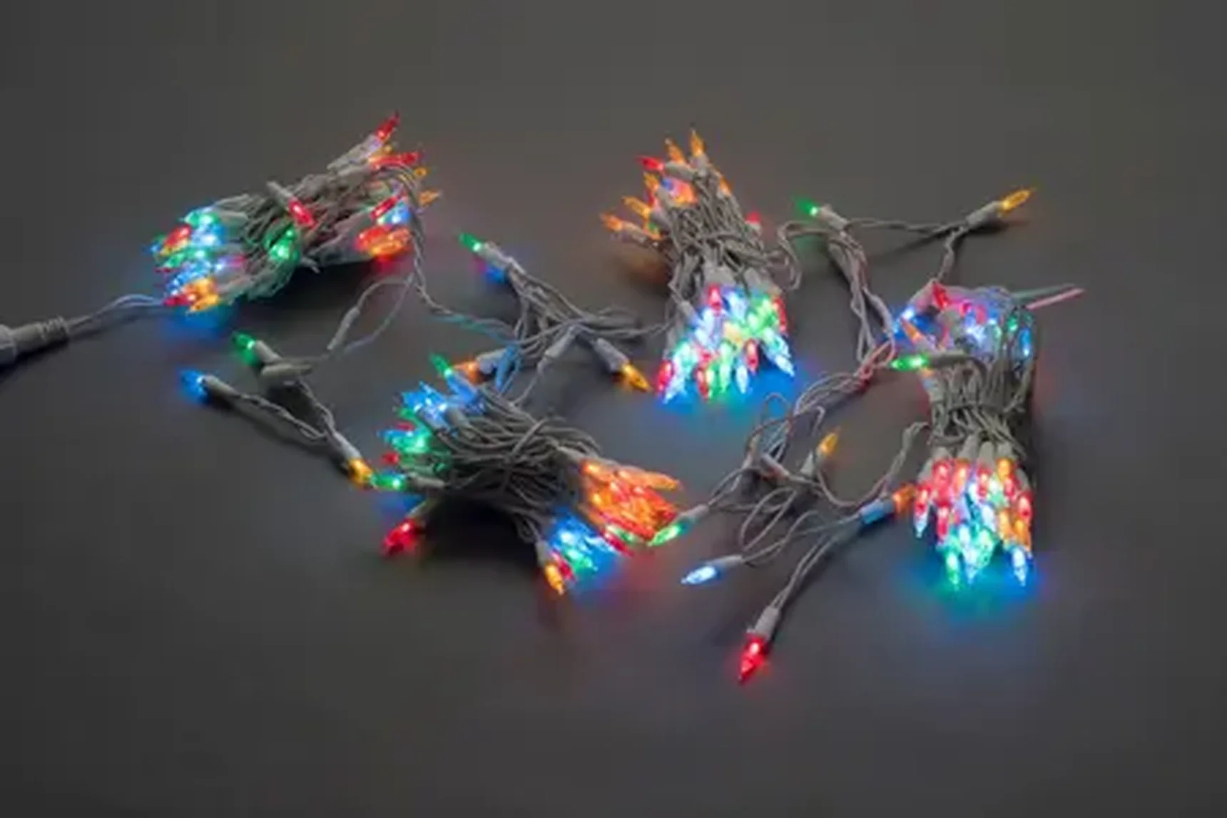 LED-RPL-RE-SMT-200-220V-M/DG "Бахрома"-капсулы, длина 5м, 200 диодов, мульти, бел.пр