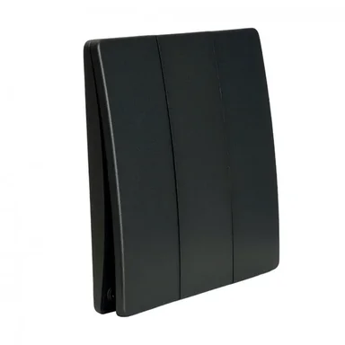 Выключатель беспроводной FERON TM93 SMART, 7мВт, IP65, трехклавишный, графит, 51025