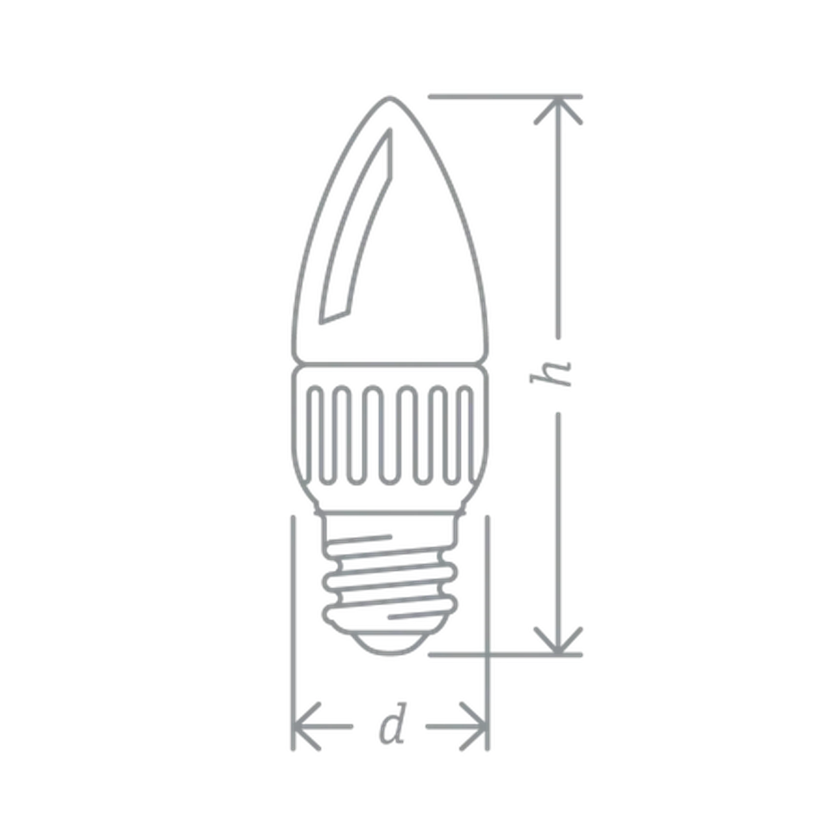 Светодиодная лампа NLL-C37-7-230-4K-E14-FR