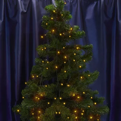 Гирлянда линейная 230V 600 LED 60м, 2700K, IP44, шнур 3м, CL08