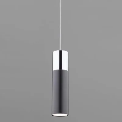 Подвесной светильник Eurosvet 50135/1 LED хром/черный