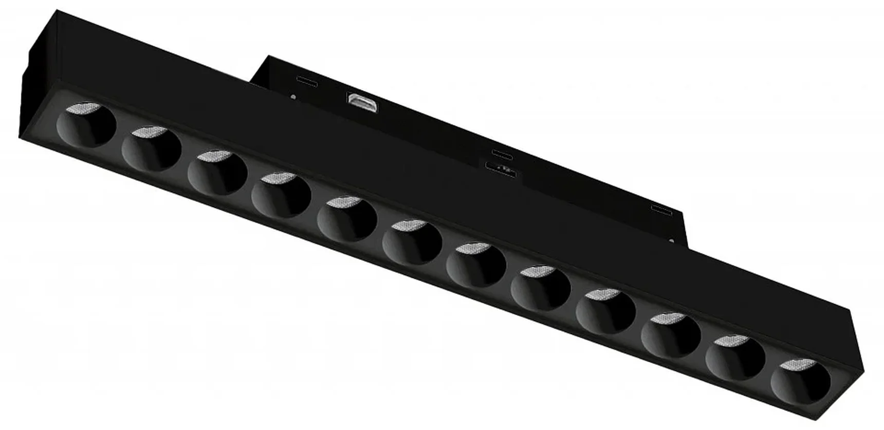259107CCT Светильник трековый 48V UNO CCT COB LED 12W 740LM 24G ЧЕРНЫЙ МАТОВЫЙ 3000K/4000K/6000K/SMART