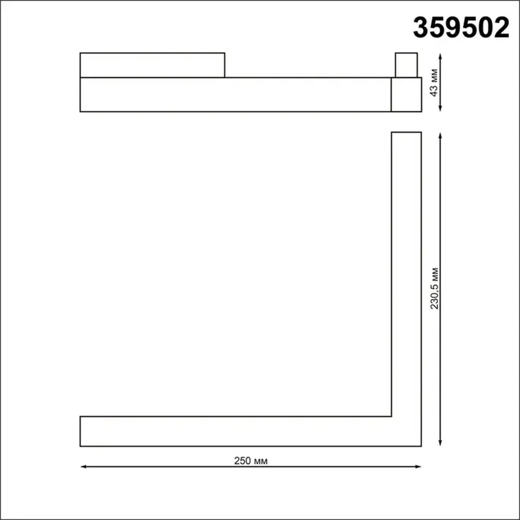 359502 SHINO NT24 000 черный Трековый низковольт. св-к диммир. со сменой цв.температуры, пульт ДУ/Tuya Smart Life IP20 LED 24W 48V 3000-6500K FLUM