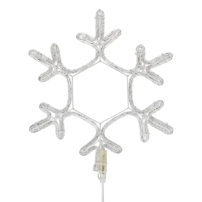 Фигура Снежинка цвет свечения синий, размер 45х38 см NEON-NIGHT