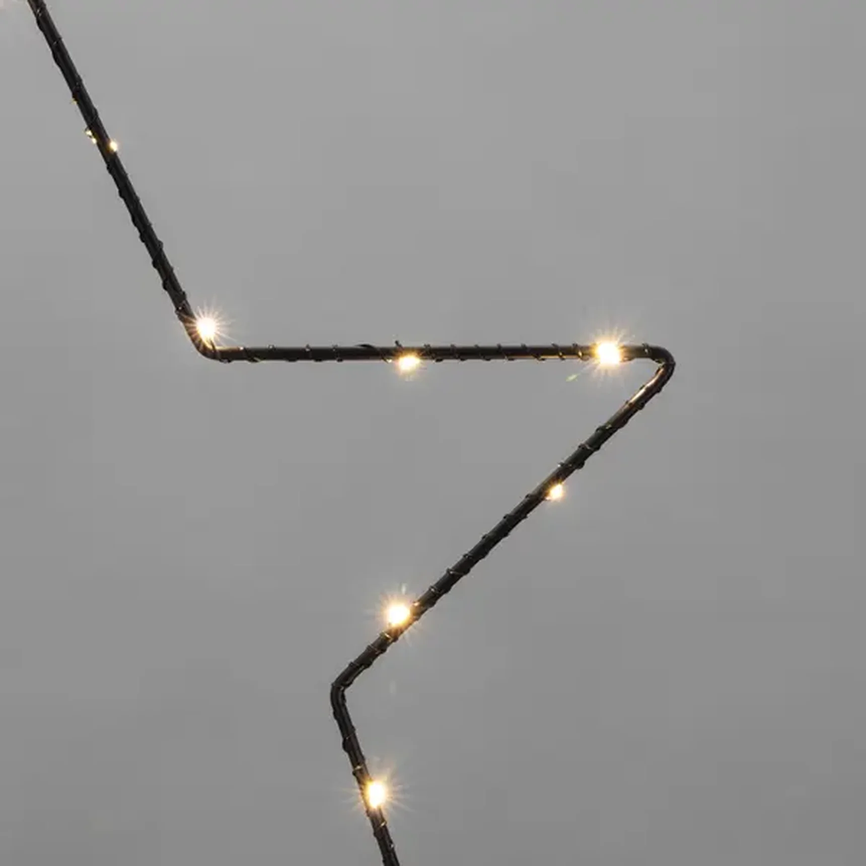 Светодиодная подвесная фигура Звезда на металлическом каркасе, цвет теплый белый NEON-NIGHT