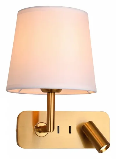 Настенный светильник 1*E27*60W, excluded + 1*LED*1W, 100LM, 3000K, included