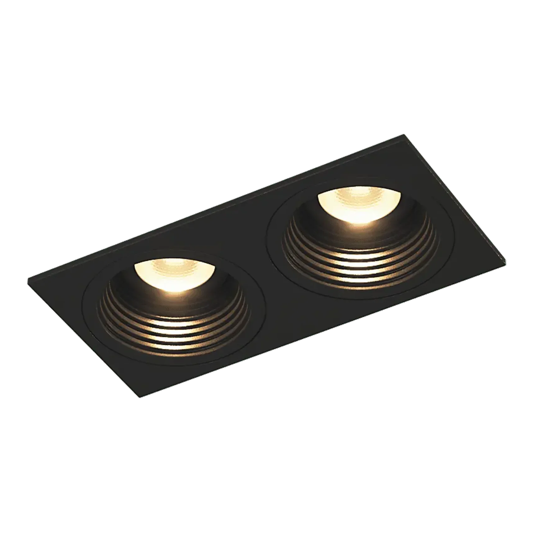 Корпус светильника потолочный встраиваемый, Черный, IP20, COMBO-42-BL