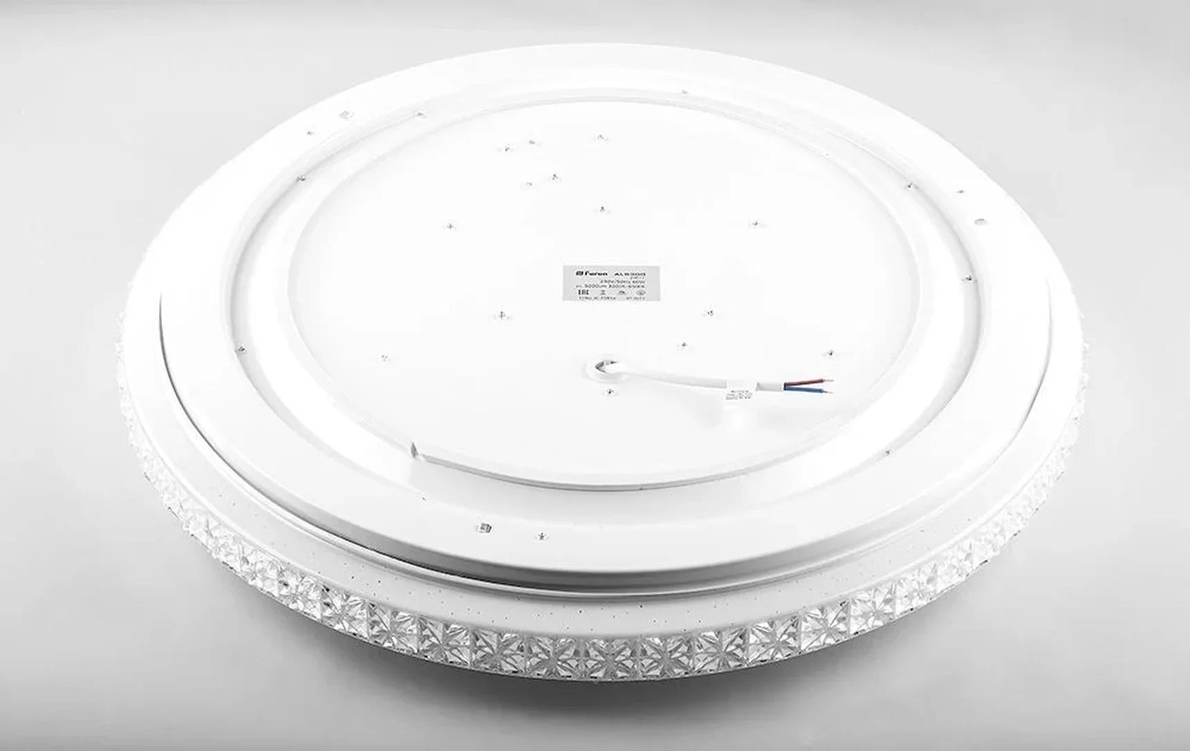 Светодиодный управляемый светильник накладной Feron AL5300 BRILLIANT тарелка 100W 3000К-6000K белый