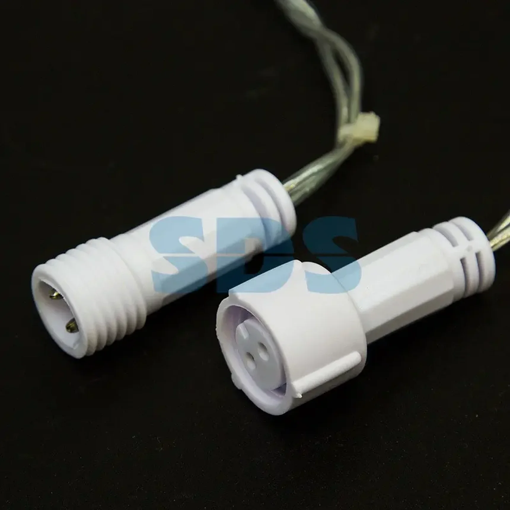 Гирлянда «Нить» 10 м,  200 LED,  Прозрачный ПВХ,  цвет свечения белый с эффектом мерцания (каждый 5-й) NEON-NIGHT