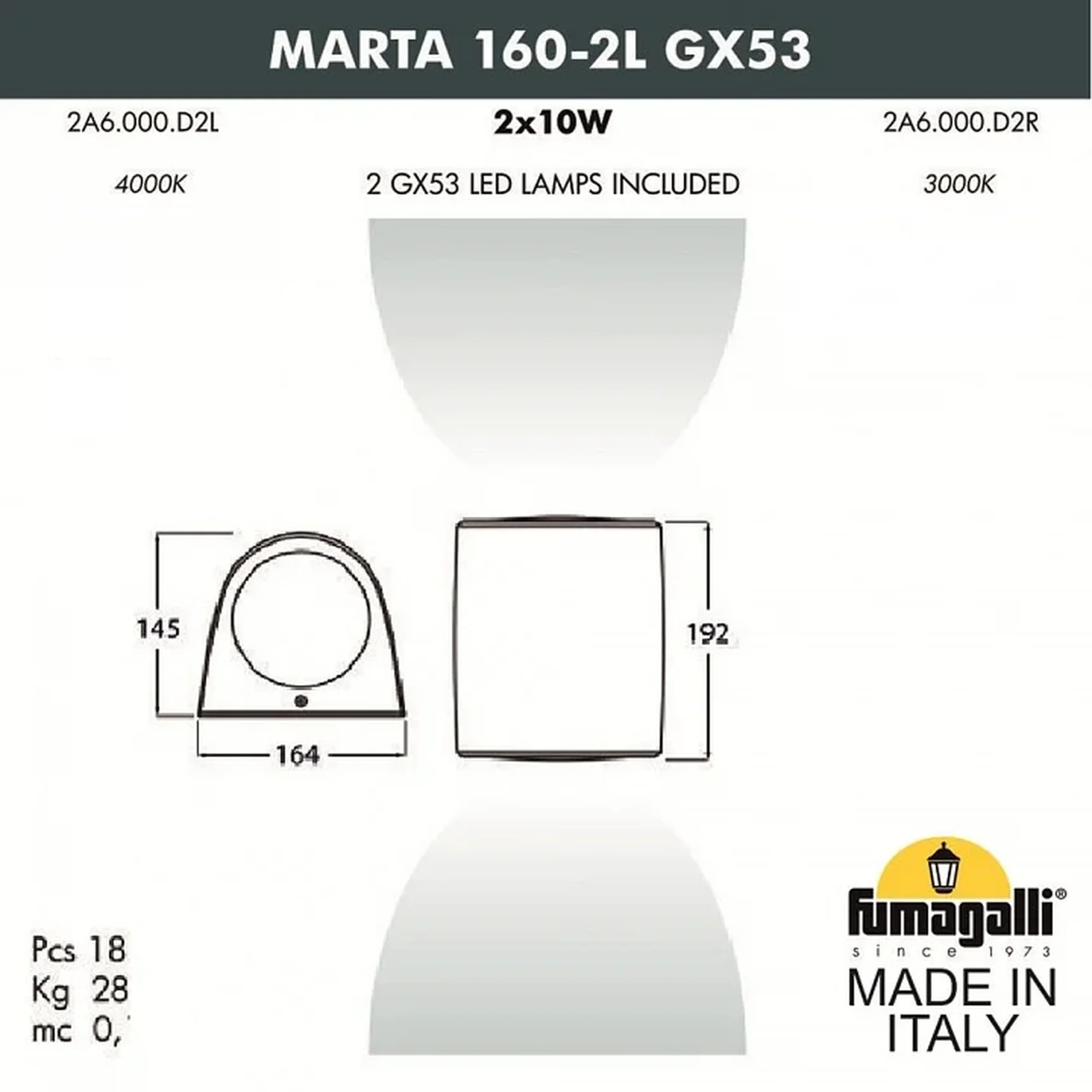 Светильник на штанге Marta 2A6.000.000.AXD2L