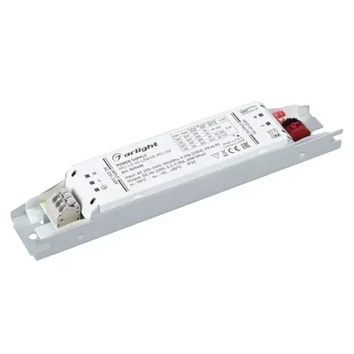 Блок питания ARJ-LG-60-LINEAR-PFC-HV (60W, 40-220V, 0.2-0.35A) (Arlight, IP20 Металл, 5 лет) 047430