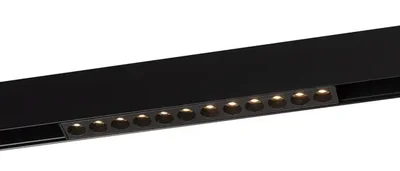 Магнитный трековый светильник ЭРА TRM20-3-22-12W3K-B для системы NOVA 48V 12Вт 3000К направленный свет черный