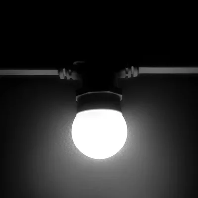 Лампочка для Белт-Лайта INOXHUB 220В, цоколь E27, 6 диодов SMD 2835, G45, 2Вт, БЕЛАЯ