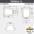 Встраиваемый светильник Teresa 2L1.000.000.AXZ1L