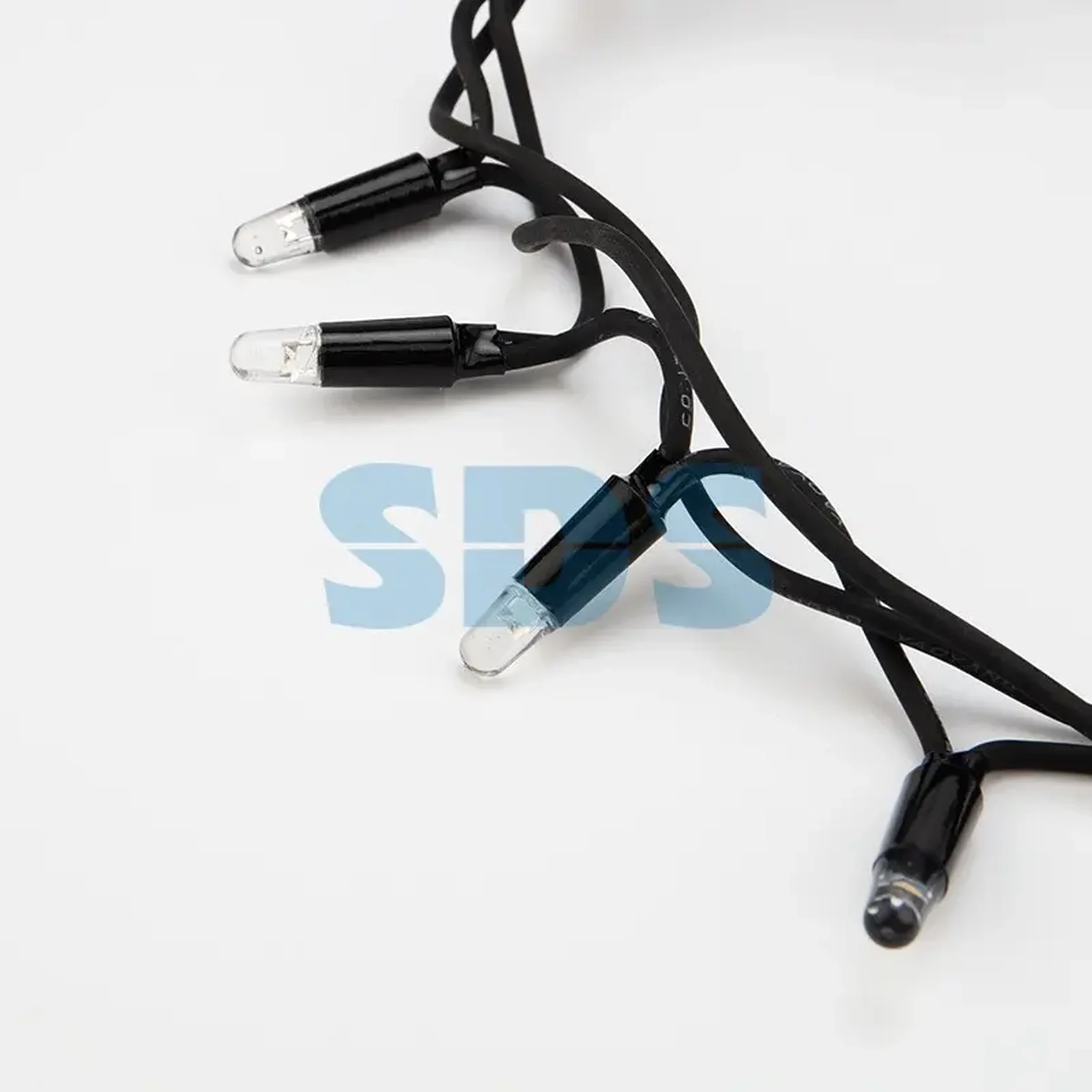 Гирлянда «Кластер» 10 м,  400 LED,  черный каучук,  IP67, соединяемая,  цвет свечения белый NEON-NIGHT