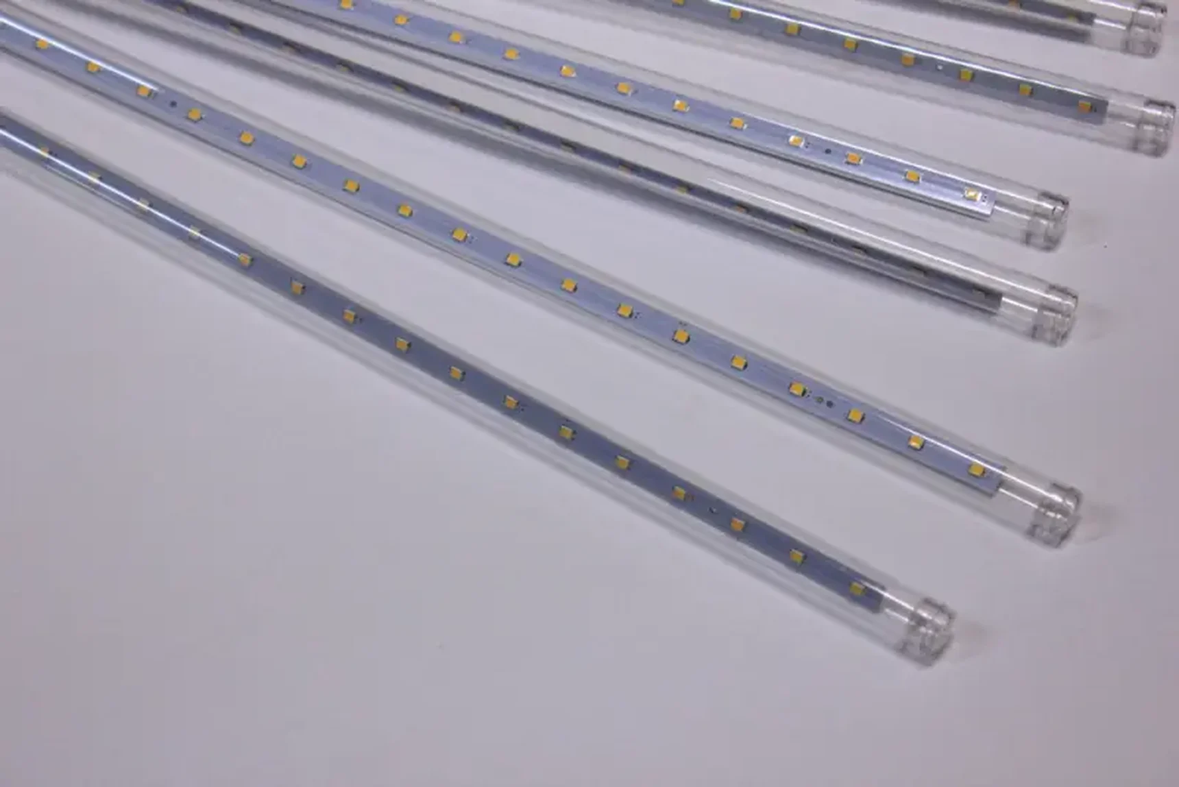 2021 Сосульки Трубки D12mm, 10шт 0,5М Белая теплая LED-PLM-SNOW-540SMD-0.5*4.5M-10-12V-WW не соедин.