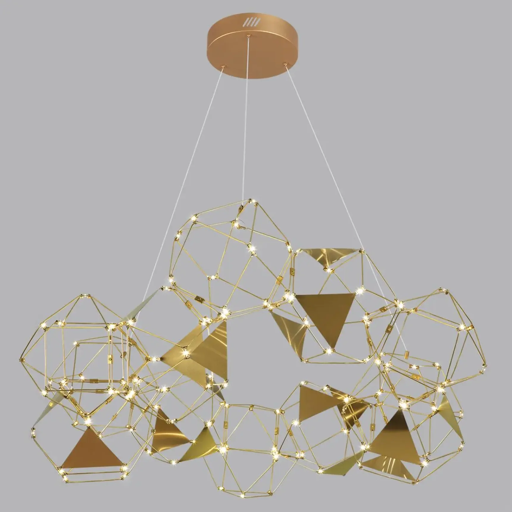 5086/56L L-VISION ODL25 503 античная бронза/металл Люстра LED 56W 4000K 3360Лм TRELLIS