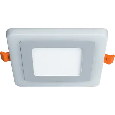 Светильник светодиодный ДВО NLP-SC2-6+2W-WB-LED (140x140) 6Вт 3300-5300К IP20 опал