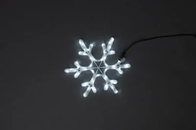 LED-XM(FR)-2D-CK005-18"-W-F(W) Мотив Снежинка белый