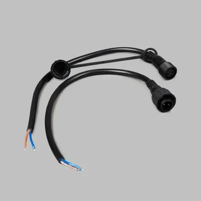 Коннектор 2-pin, ПАПА-МАМА, ЧЁРНЫЙ провод