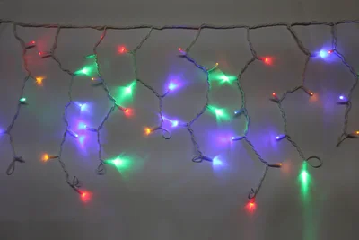 Светодиодная бахрома LED-RPLR-160-4.8M-240V-M(R/G/B/Y)/WH-F(B) W/O цв. колпачок (без силового шнура), 002654