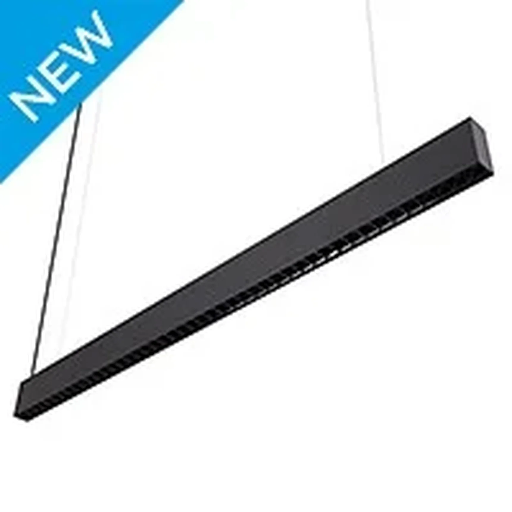 30-19 Светильник линейный светодиодный Anti-glare 36Вт, 230В/50Гц, 3600Лм, 4000К, IP40, черный, 1200х38х85мм, алюминий