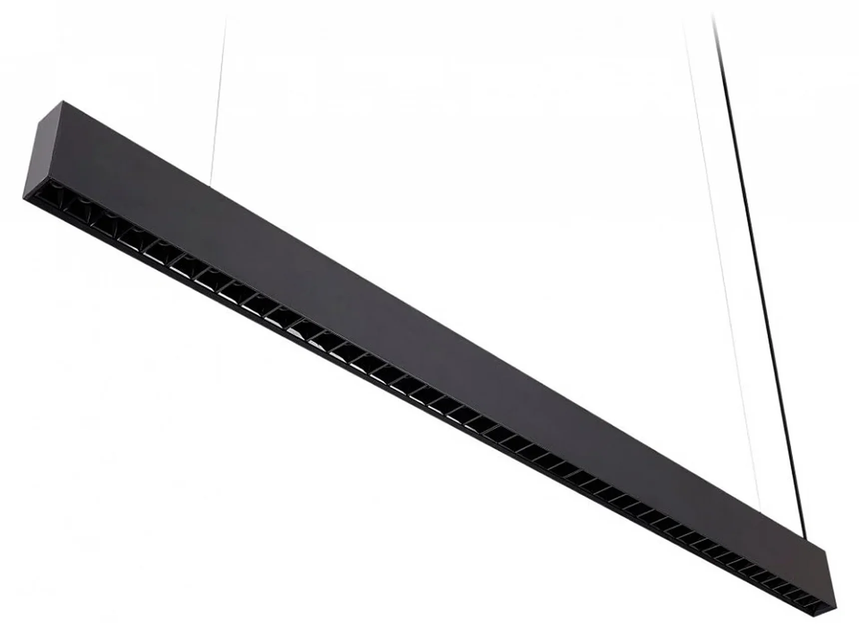 30-19 Светильник линейный светодиодный Anti-glare 36Вт, 230В/50Гц, 3600Лм, 4000К, IP40, черный, 1200х38х85мм, алюминий