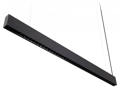 30-19 Светильник линейный светодиодный Anti-glare 36Вт, 230В/50Гц, 3600Лм, 4000К, IP40, черный, 1200х38х85мм, алюминий