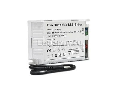 Блок питания для диммирования LED панели 75W 0-10в 30636