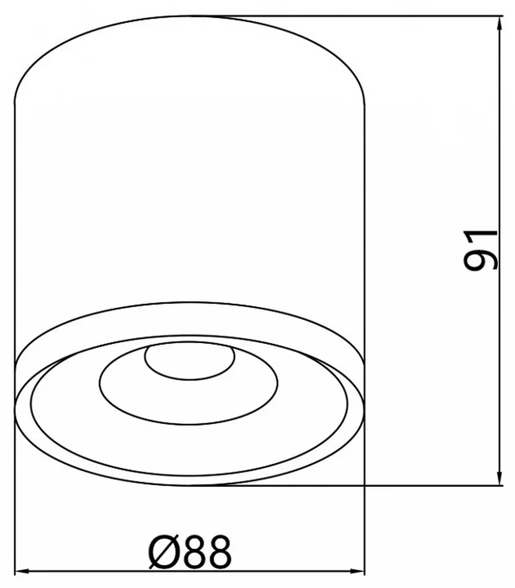 Techno-LED потолочный светильник 3085-2C
