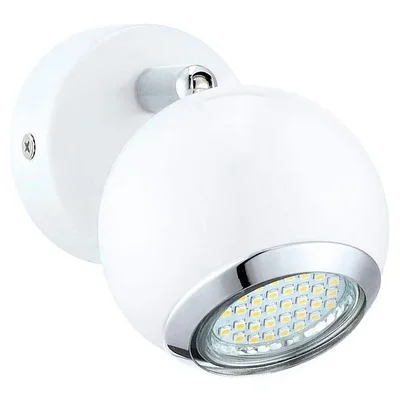 Светодиодный спот BIMEDA, 1X3W (GU10), сталь, белый