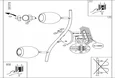 Светодиодный спот BIMEDA, 2X3W (GU10), сталь, белый