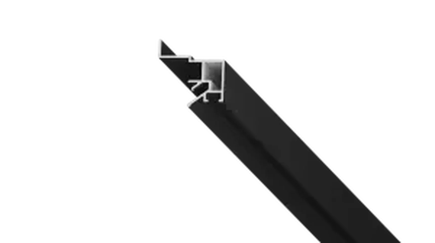 Безрамный «теневой» профиль FSC-27-BL-2 для установки в натяжной потолок, FSC-27-BL-2