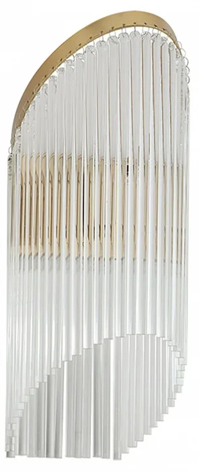 NEWPORT 3220 3221/A french gold , Бра, French gold Clear glass L17*H43,5*Sp19,2 cm E14 1*40W