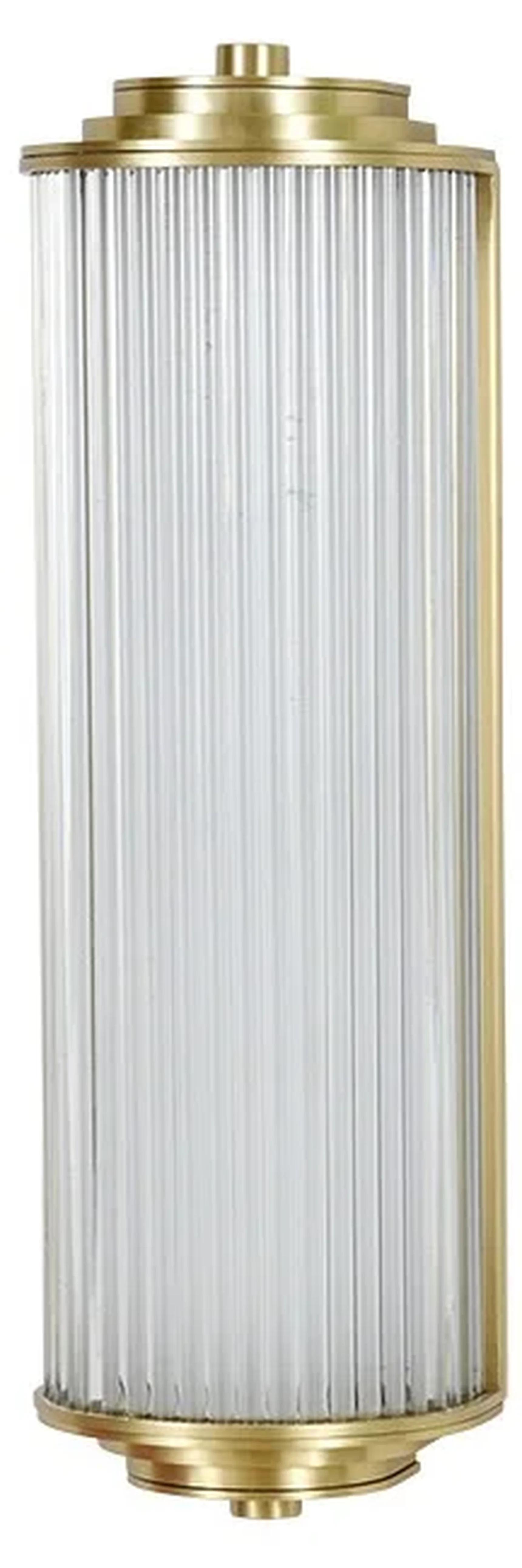 NEWPORT 3290 3292/A brass new , Бра, Matt brass Clear glass L13*Н41*Sp9 см E14 2*40W