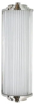 NEWPORT 3290 3292/A nickel new , Бра, Nickel Clear glass L13*Н41*Sp9 cm Е14 2*40W М0070271
