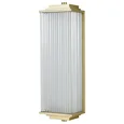 NEWPORT 3290 3293/A brass new , Бра, Matt brass Clear glass L13*Н41*Sp9.5 см E14 2*40W