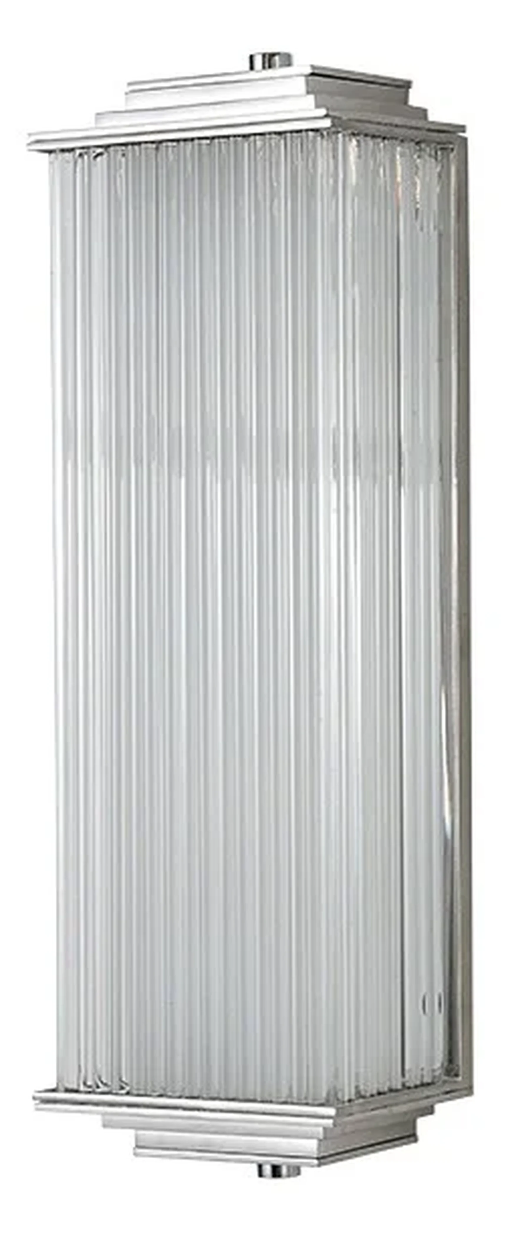 NEWPORT 3290 3293/A nickel new , Бра, Nickel Clear glass L13*Н41*Sp9.5 cm E 14 2*40W