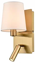 Светильник настенный, E14,1x40W+LED,1x2.5W VELANTE 346-401-02