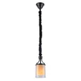 NEWPORT 35000 35001/S, Подвесной светильник, Black+gold Shade glass D13*H25 cm Е14 1*60W