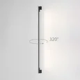 Уличный настенный поворотный светильник Argos 3000K черный 35121/D черный